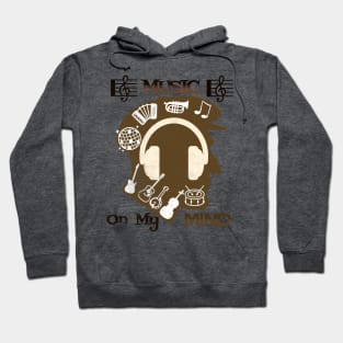 Music on my mind T Shirt for Music Lover Hoodie